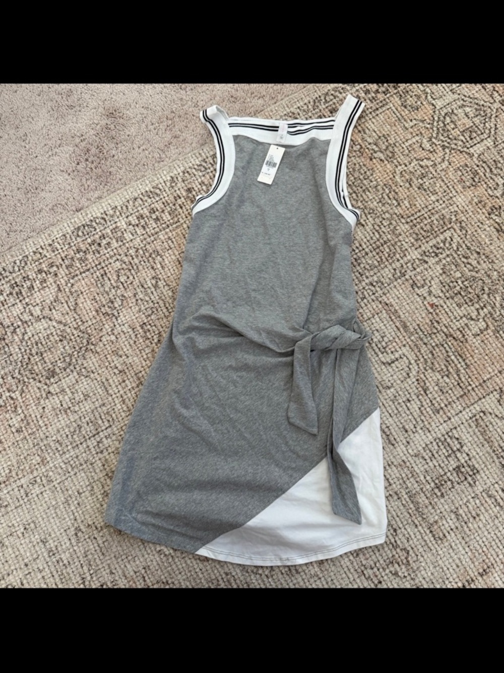 Anthropologie Daily practice overload tie waist mini dress Small new with tags - Picture 4 of 6